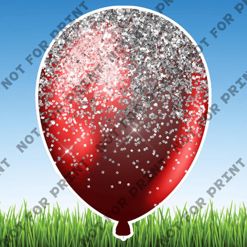 ACME Yard Cards Patriotic Balloons #024