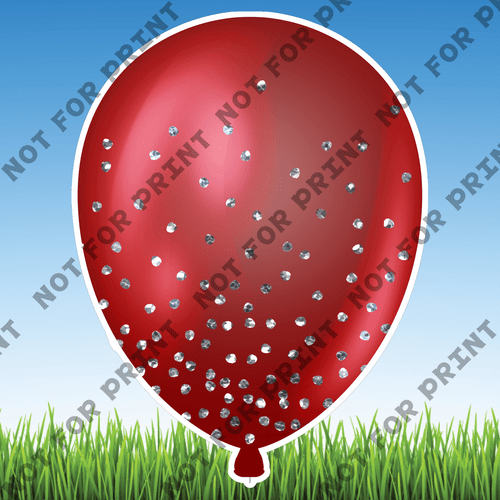 ACME Yard Cards Patriotic Balloons #027