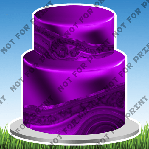 ACME Yard Cards Purple Cakes #005