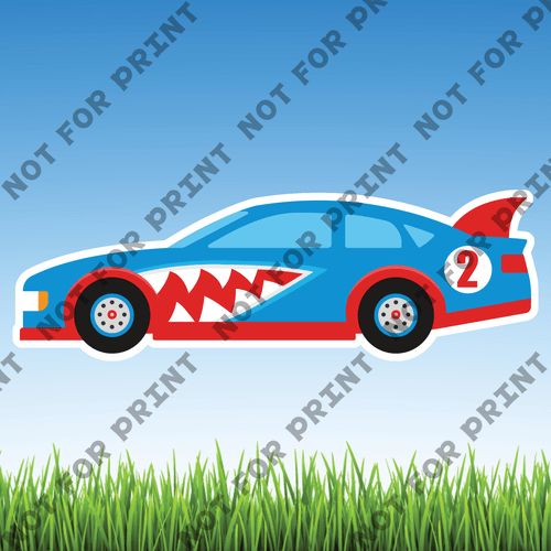 ACME Yard Cards Race Cars #001