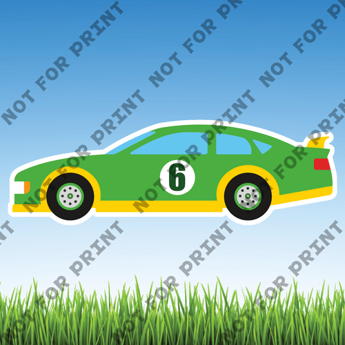 ACME Yard Cards Race Cars #006