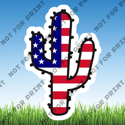ACME Yard Cards Small 4th Of July Collection IV #025