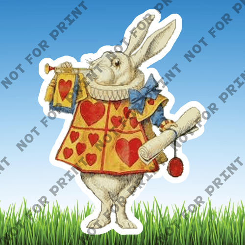 ACME Yard Cards Small Alice In Wonderland #021