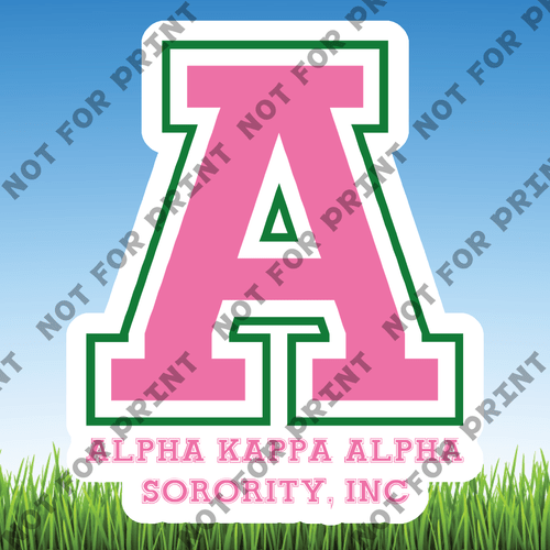 ACME Yard Cards Small Alpha Kappa Alpha #047