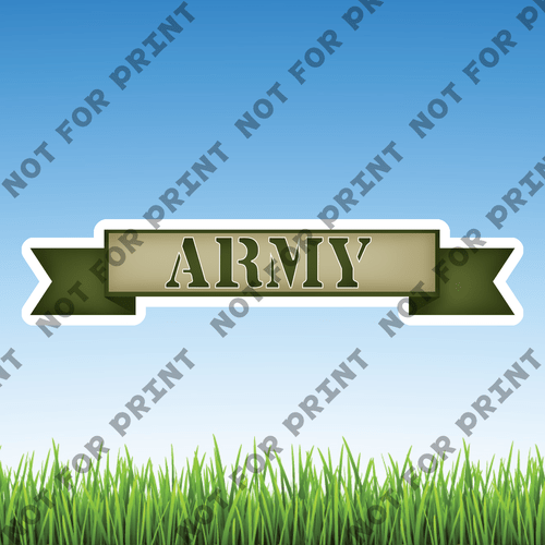 ACME Yard Cards Small Armed Forces Collection #027