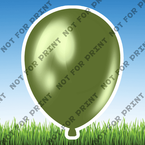 ACME Yard Cards Small Army Balloons #000
