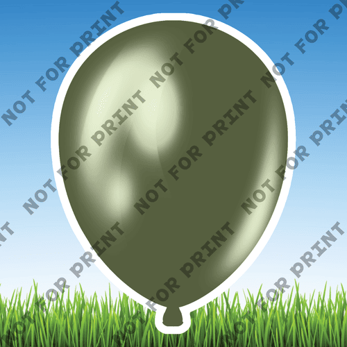ACME Yard Cards Small Army Balloons #005