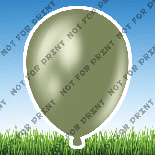 ACME Yard Cards Small Army Balloons #006
