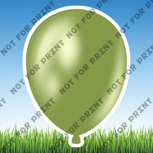 ACME Yard Cards Small Army Balloons #008