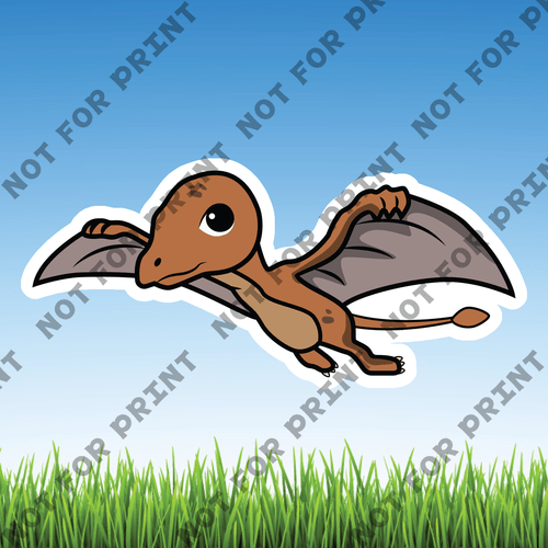 ACME Yard Cards Small Baby Dinosaurs #005