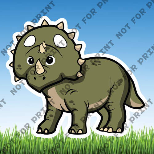ACME Yard Cards Small Baby Dinosaurs #014