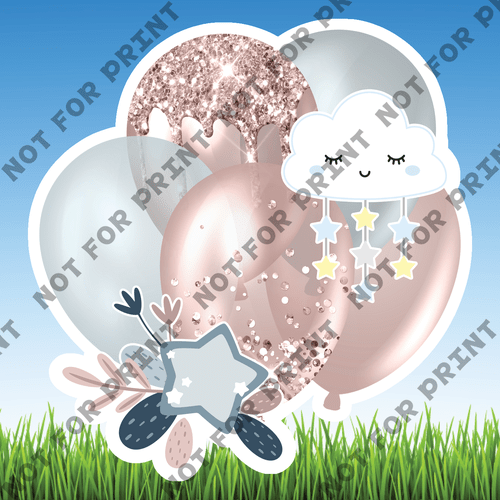 ACME Yard Cards Small Baby Shower Balloon Bundles #032