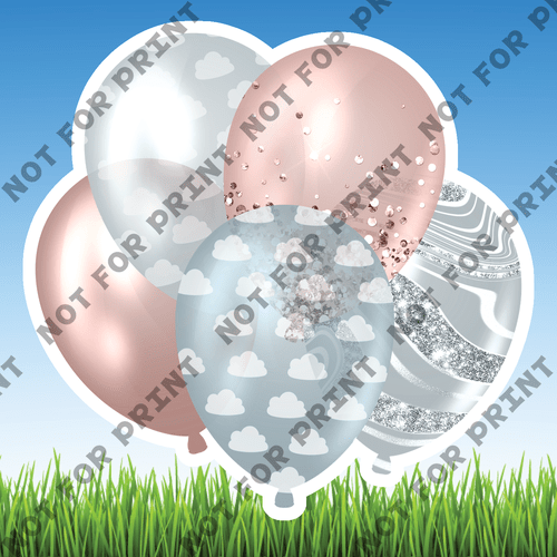 ACME Yard Cards Small Baby Shower Balloon Bundles #037