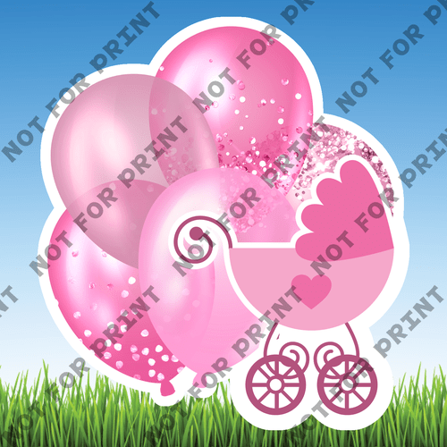 ACME Yard Cards Small Baby Shower Balloon Bundles #040