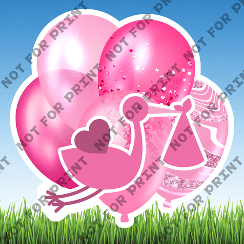 ACME Yard Cards Small Baby Shower Balloon Bundles #042