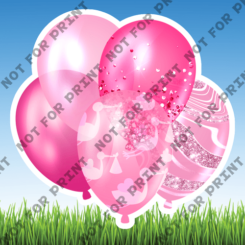 ACME Yard Cards Small Baby Shower Balloon Bundles #046