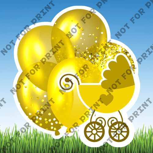 ACME Yard Cards Small Baby Shower Balloon Bundles #048