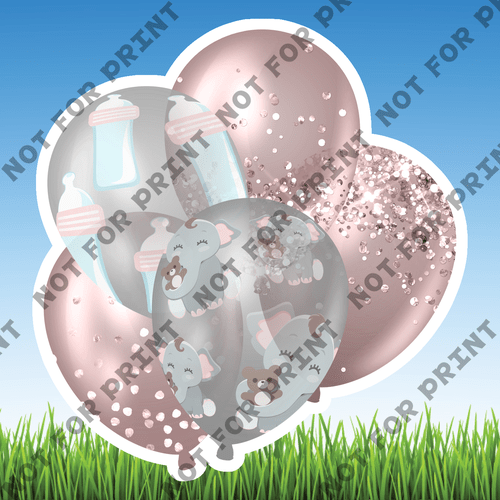 ACME Yard Cards Small Baby Shower Balloon Bundles #068