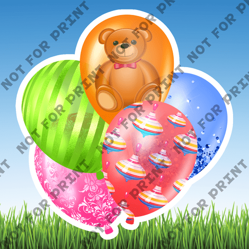 ACME Yard Cards Small Baby Shower Balloon Bundles #073