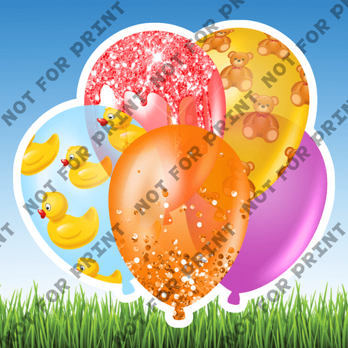 ACME Yard Cards Small Baby Shower Balloon Bundles #075