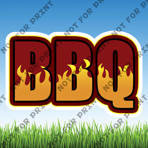 ACME Yard Cards Small Barbecue Grilling #001