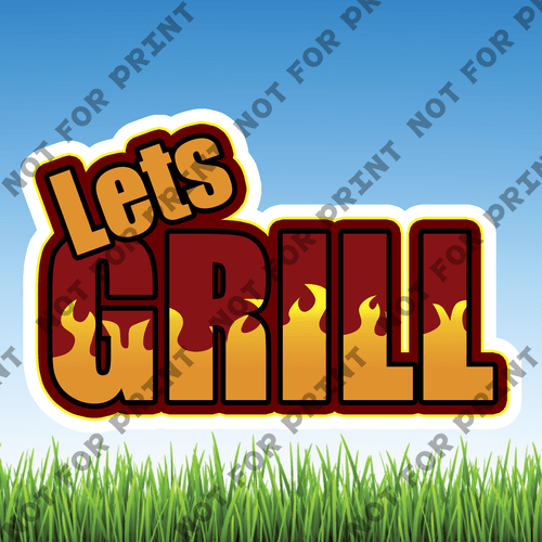 ACME Yard Cards Small Barbecue Grilling #014