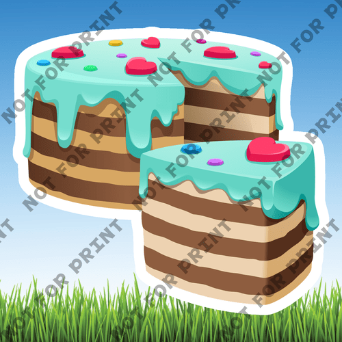ACME Yard Cards Small Birthday Cakes #000