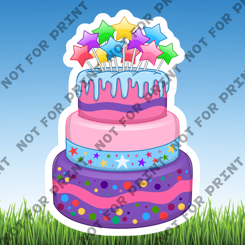 ACME Yard Cards Small Birthday Cakes #001