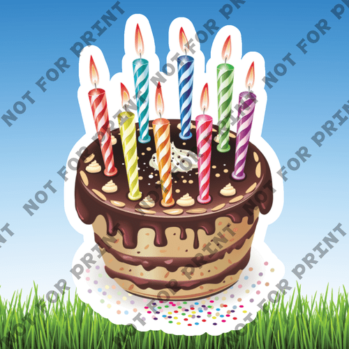 ACME Yard Cards Small Birthday Cakes #004