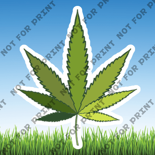 ACME Yard Cards Small Cannabis #014