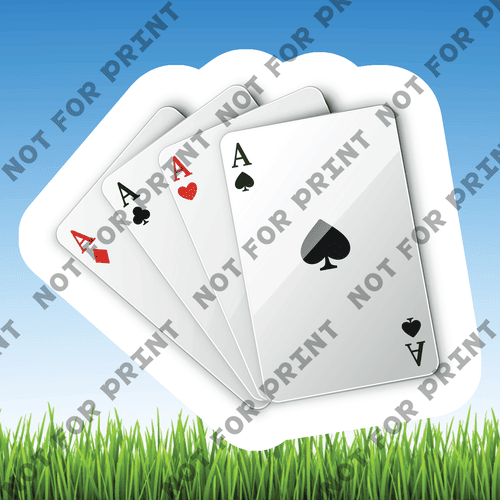 ACME Yard Cards Small Casino Night/Poker #013