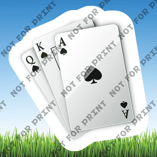 ACME Yard Cards Small Casino Night/Poker #014