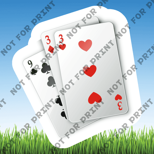 ACME Yard Cards Small Casino Night/Poker #015