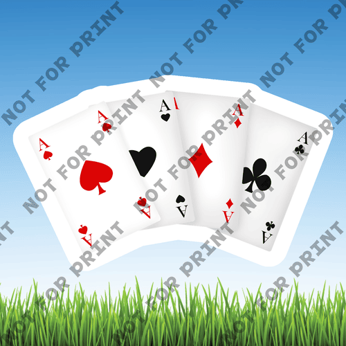 ACME Yard Cards Small Casino Night/Poker #027