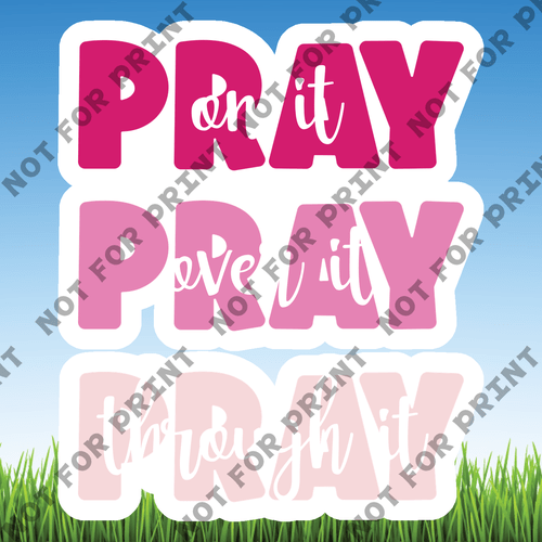 ACME Yard Cards Small Christian Word Flair III #025