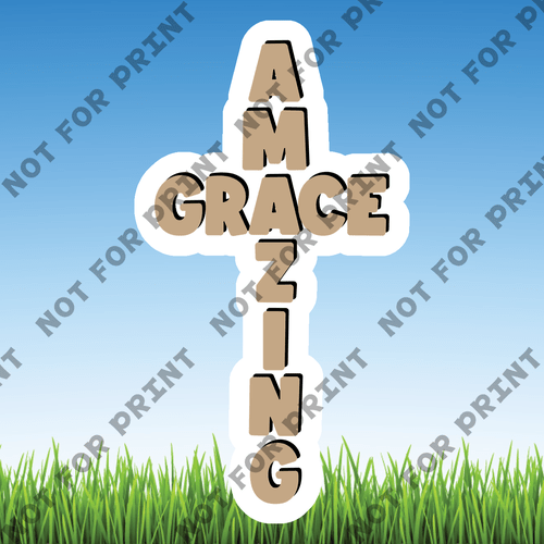 ACME Yard Cards Small Christian Word Flair III #042
