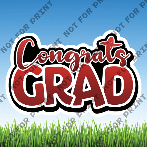 ACME Yard Cards Small Congrats Grad #007