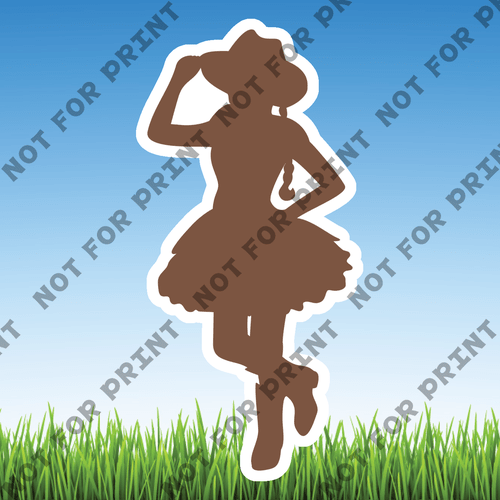 ACME Yard Cards Small Cowgirl #012