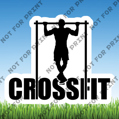 ACME Yard Cards Small Crossfit Word Flair #005