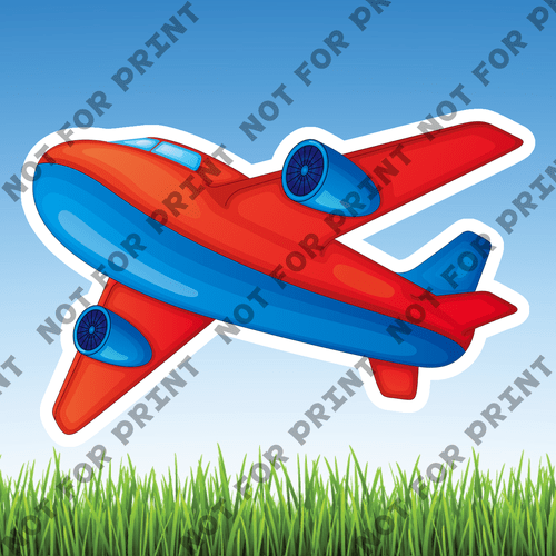 ACME Yard Cards Small Cute Airplanes #001
