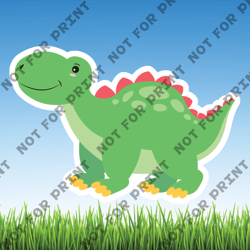 ACME Yard Cards Small Cute Dinosaurs #015