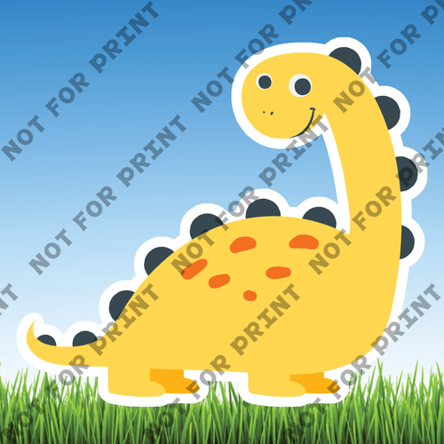 ACME Yard Cards Small Cute Dinosaurs Collection II #011