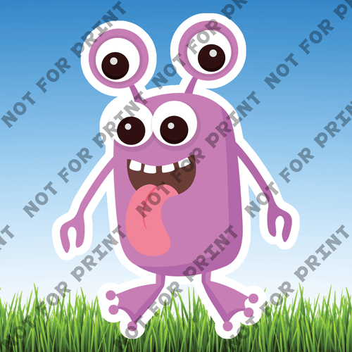 ACME Yard Cards Small Cute Monsters #005