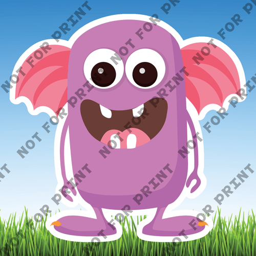 ACME Yard Cards Small Cute Monsters #006