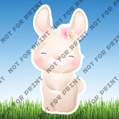 ACME Yard Cards Small Easter Bunnies #009