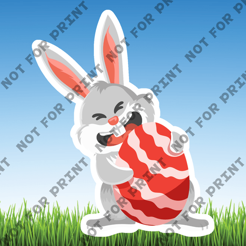 ACME Yard Cards Small Easter Bunny #000