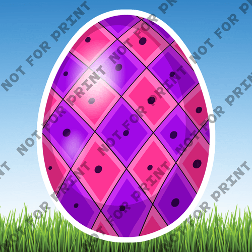 ACME Yard Cards Small Easter Eggs #047