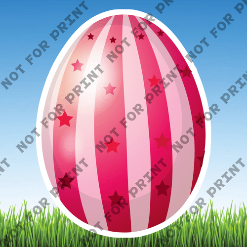 ACME Yard Cards Small Easter Eggs #051