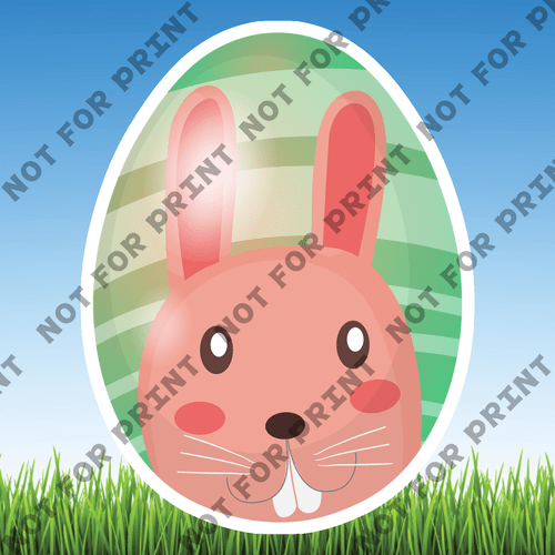 ACME Yard Cards Small Easter Eggs #052