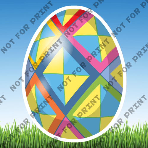 ACME Yard Cards Small Easter Eggs #053